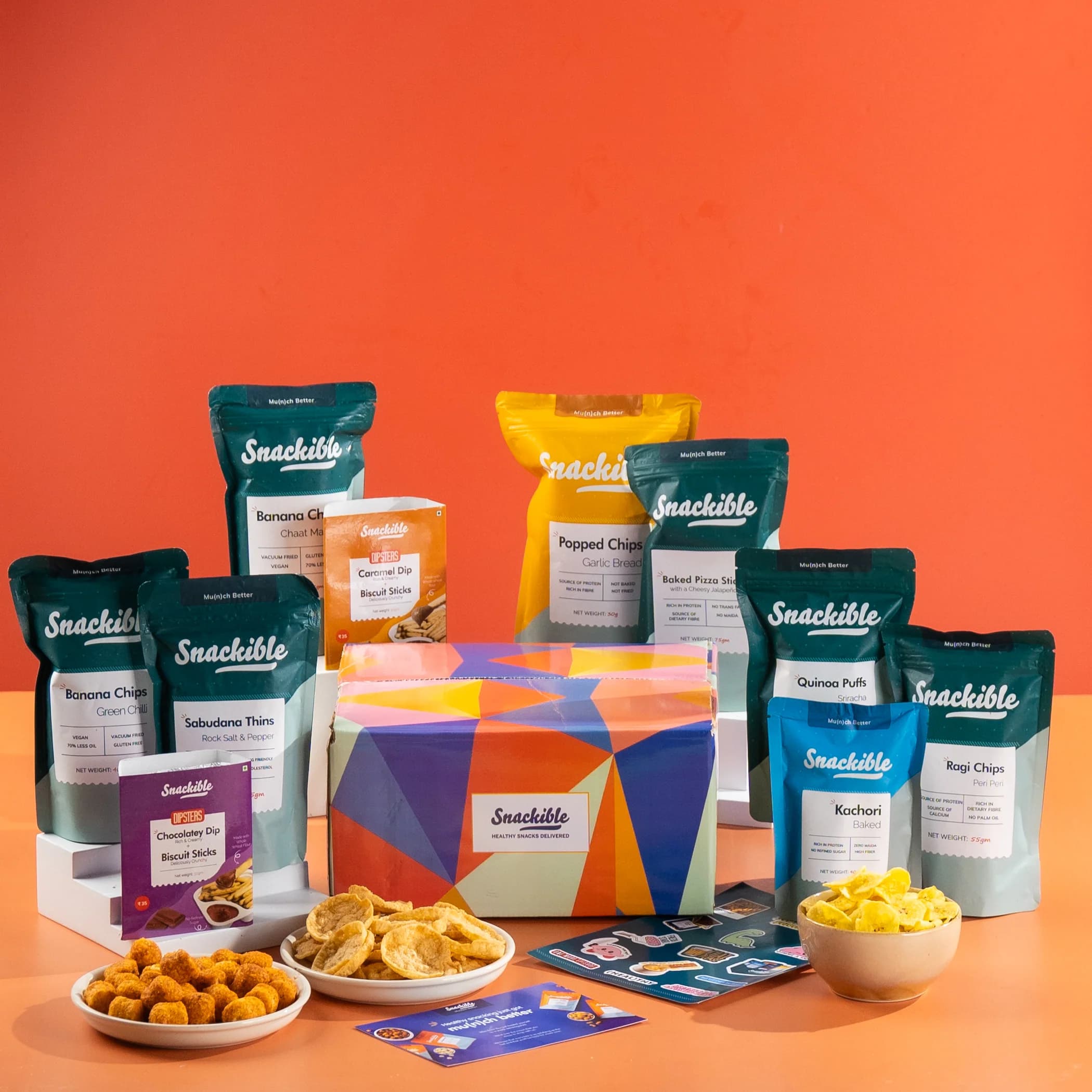 Snackible Combo Box - Front View